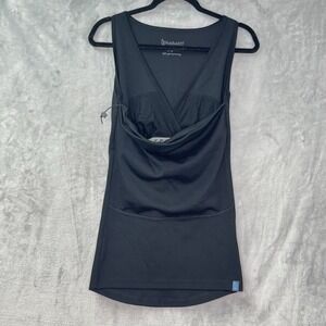 LALABU Babywearing Soothe Shirt Black‎ Stretch Sz L